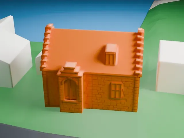 Former Wayside Chapel model, West view