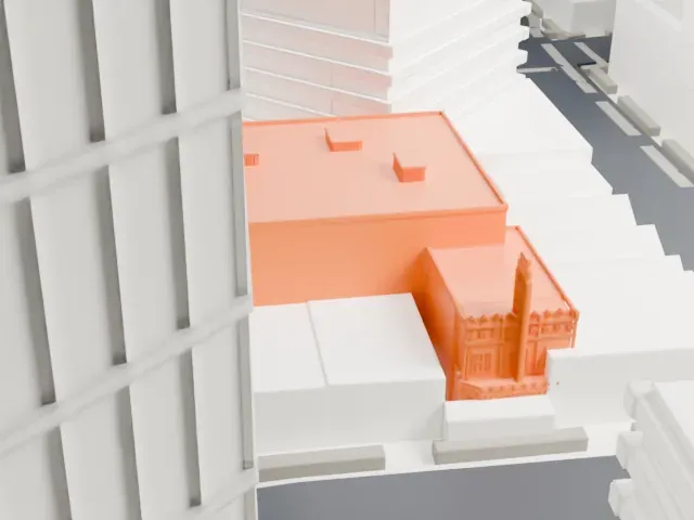 Fox Tucson Theatre model, South view