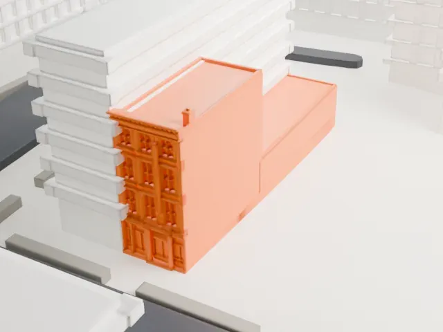 Gage and Tollner model, North view