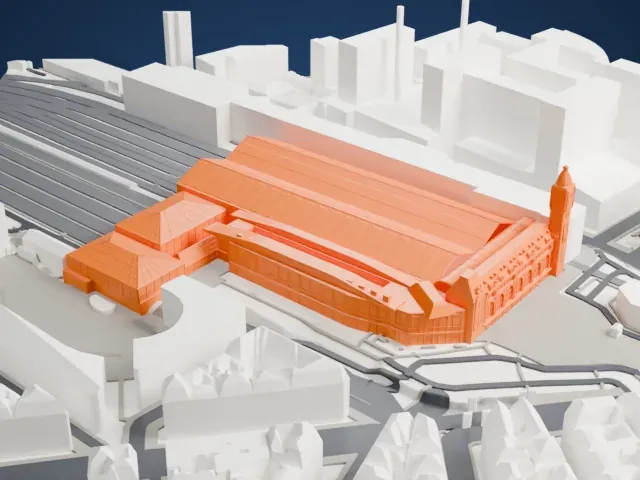 Paris Gare de Lyon model, North view
