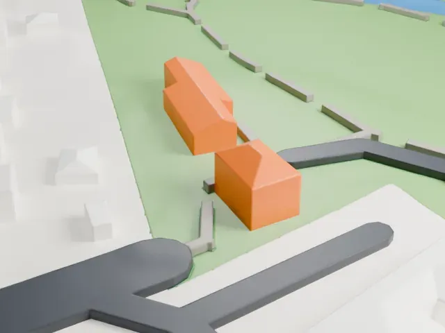 Garritse–Doremus–Westervelt House model, West view