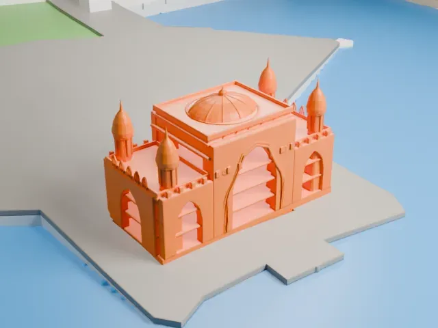 Gateway of India model, South view