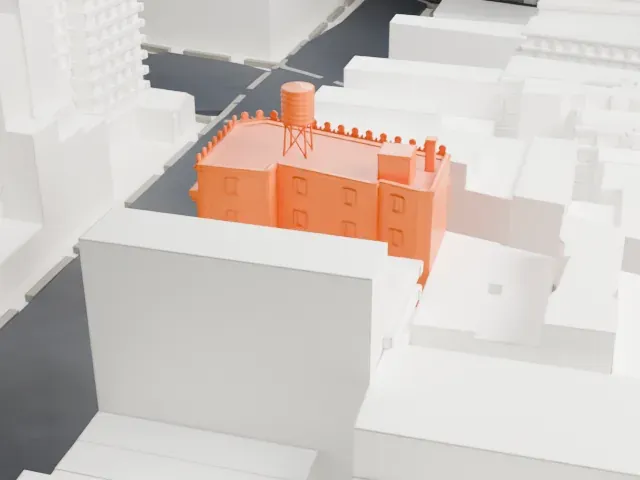 Germania Bank Building model, North view