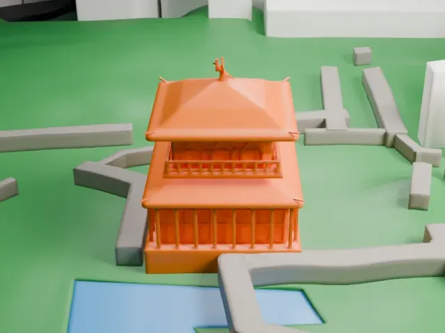 Ginkaku-ji model, East view