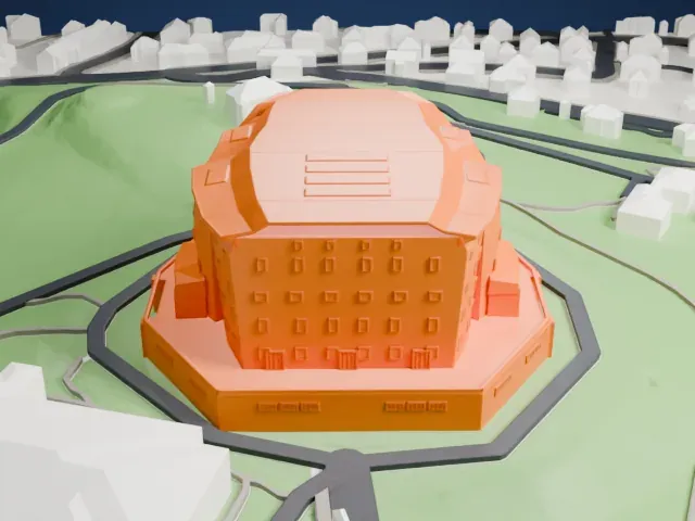 Goetheanum model, East view