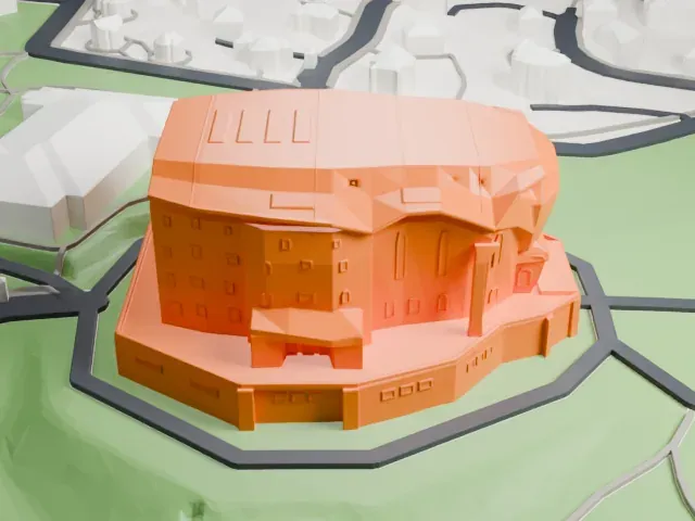 Goetheanum model, North view