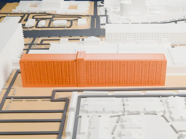 Gold Coast Hotel and Casino model, North view