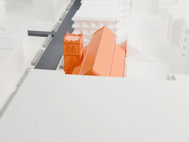 Grace Church Van Vorst model, East view