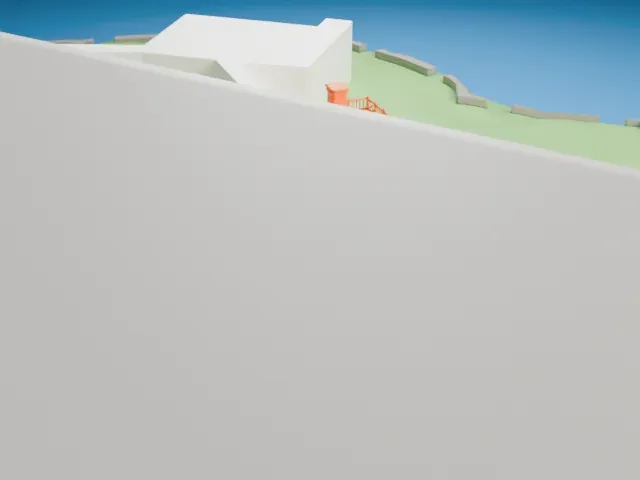 Gracie Mansion model, West view