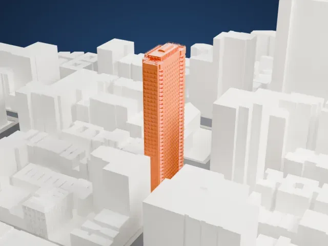 Gracie Mews model, North view