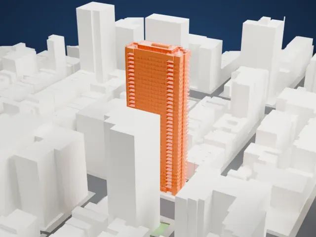 Gracie Mews model, West view