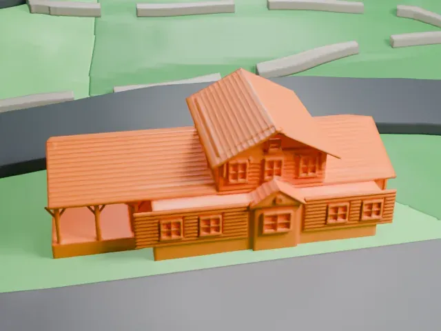Grand Canyon Depot model, South view