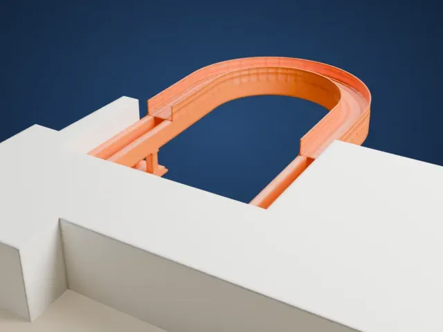 Grand Canyon Skywalk model, West view