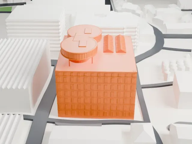 Guinness Storehouse model, East view