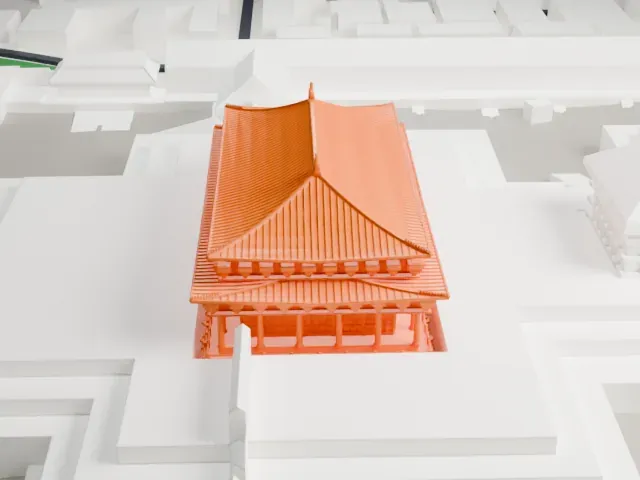 Hall of Supreme Harmony model, East view