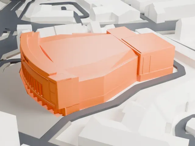 Hammersmith Apollo model, West view