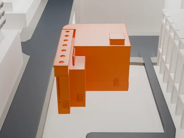 Hanny's model, West view