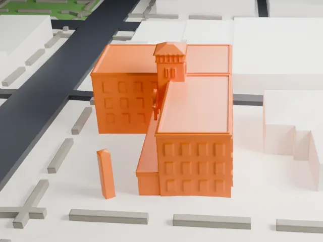 Hassayampa Inn model, East view