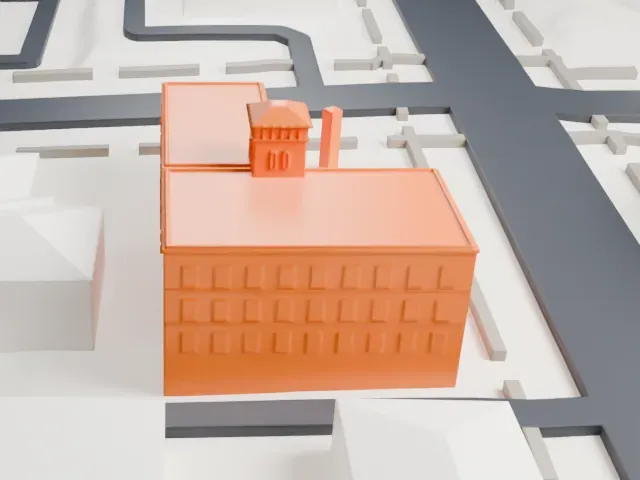 Hassayampa Inn model, West view