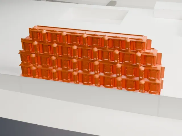 Hawa Mahal model, East view
