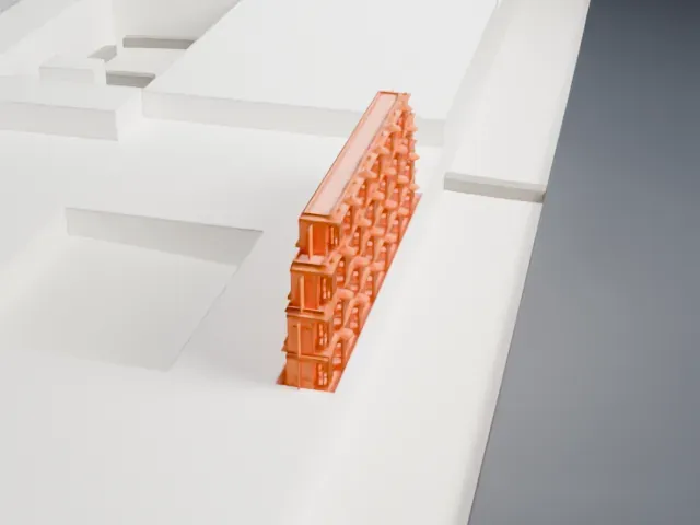Hawa Mahal model, South view