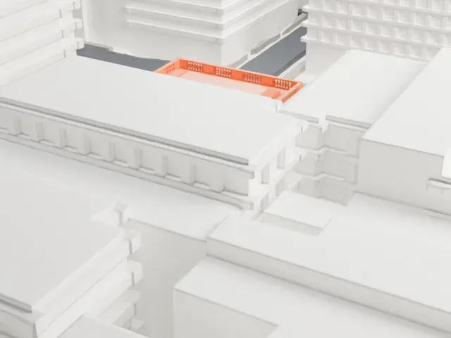 Henry P. Davison House model, West view