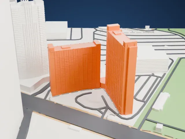 Hilton Grand Vacations Club - The Boulevard model, East view