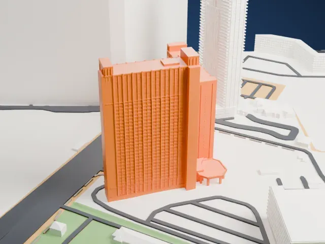 Hilton Grand Vacations Club - The Boulevard model, North view