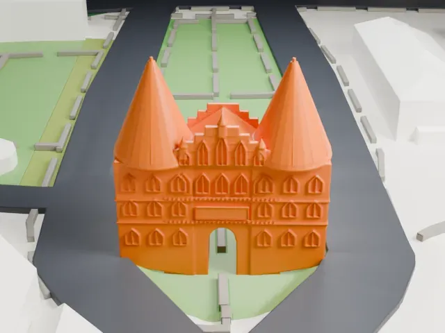 Holstentor model, East view
