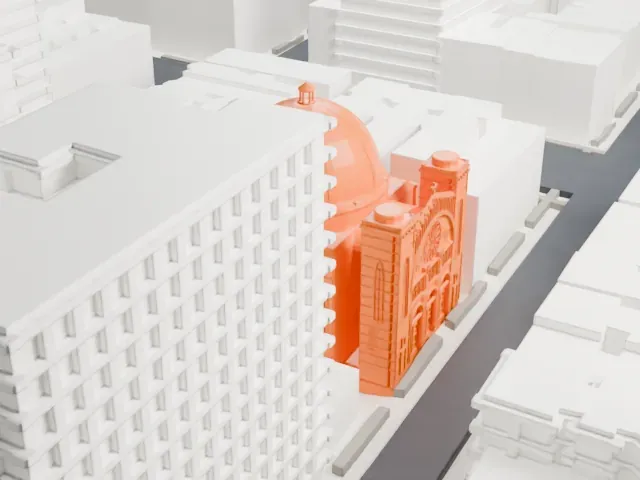 Holy Trinity Church, Upper West Side model, West view