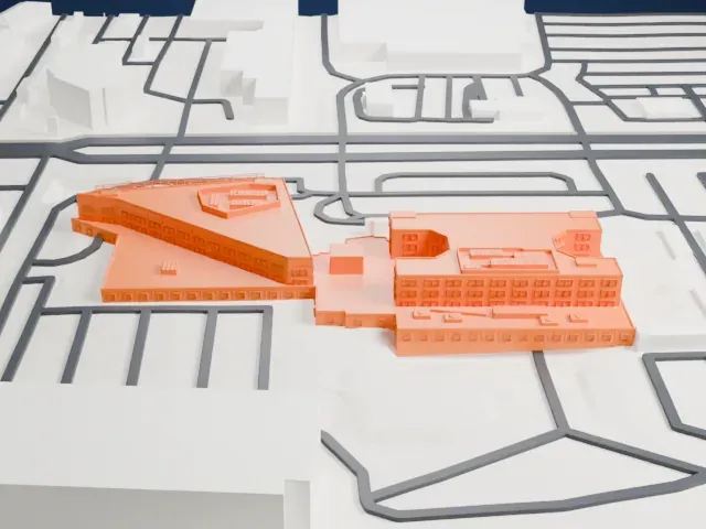 HonorHealth Deer Valley Medical Center model, East view