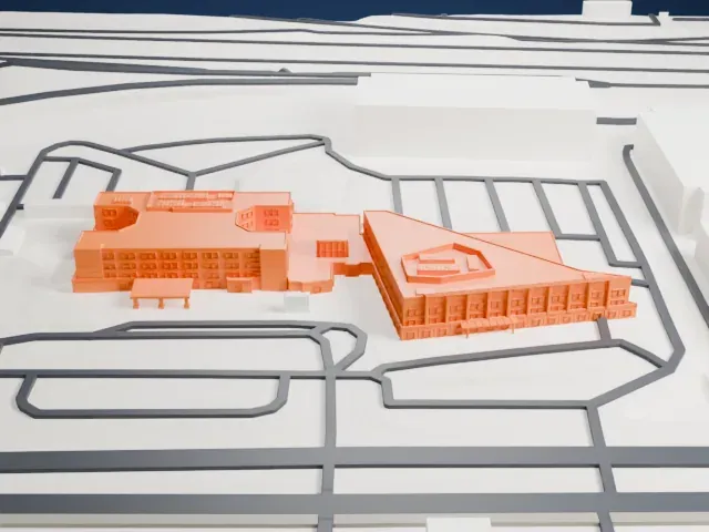 HonorHealth Deer Valley Medical Center model, West view