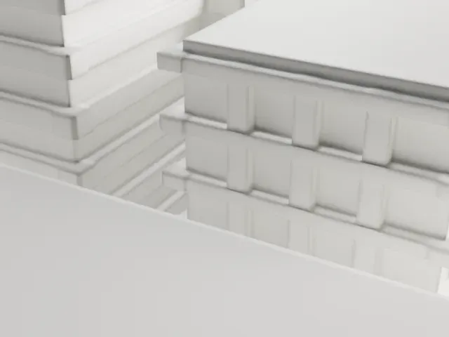 Hotel Albert model, South view
