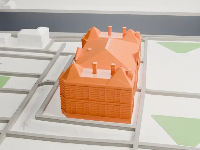 Hôtel Biron – Musée Rodin model, East view