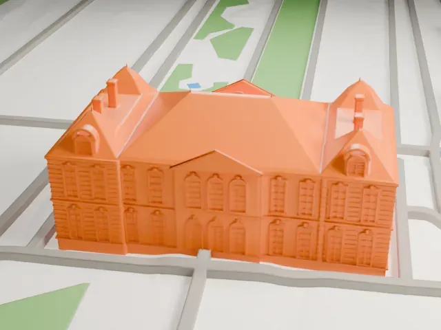 Hôtel Biron – Musée Rodin model, North view