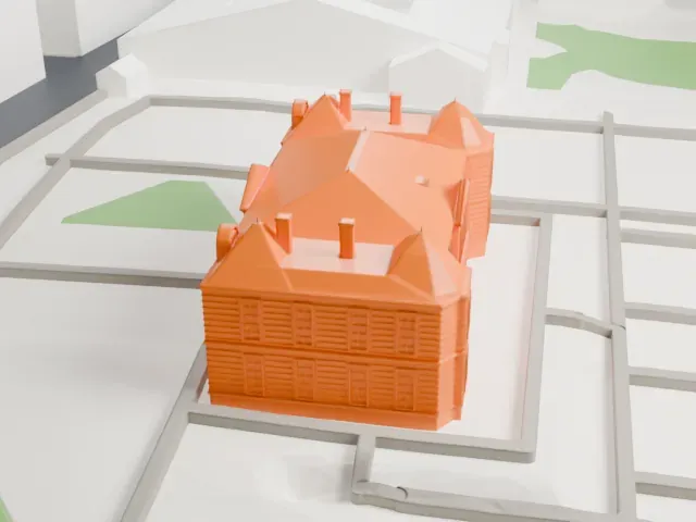 Hôtel Biron – Musée Rodin model, West view
