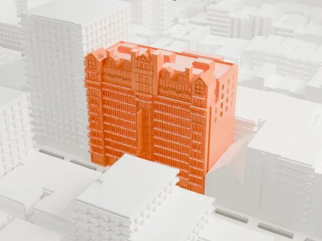 Hotel Chelsea model, North view