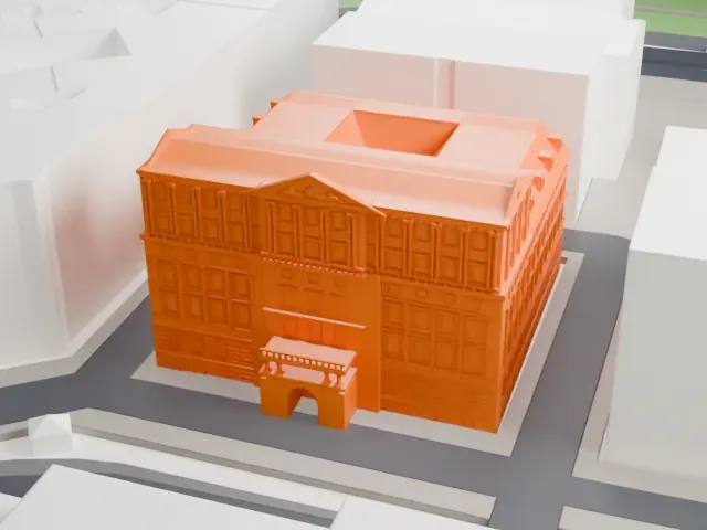 Hotel Imperial model, North view