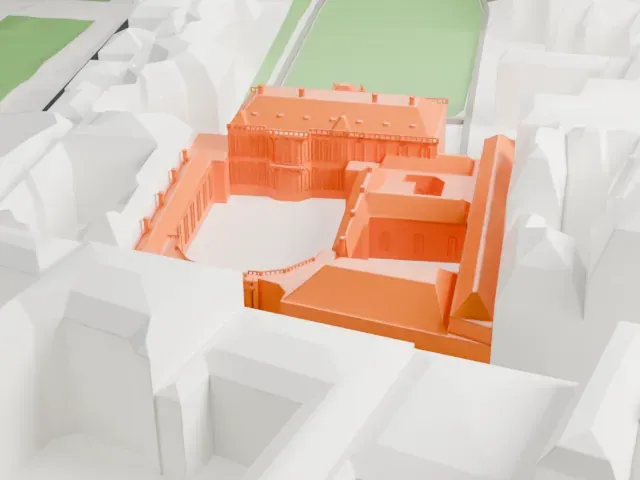 Hôtel de Matignon model, North view