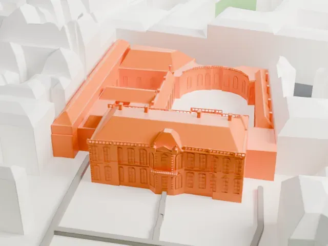 Hôtel de Matignon model, South view