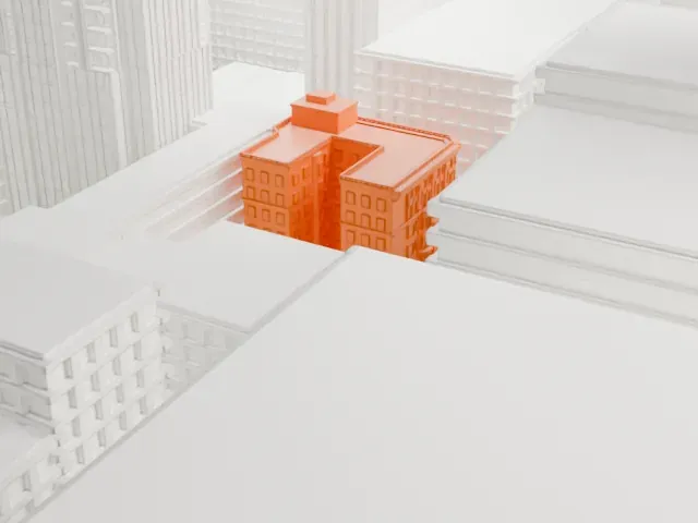 Hotel Seville NoMad model, South view