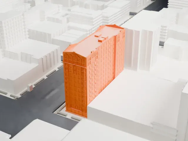 Hotel Theresa model, North view