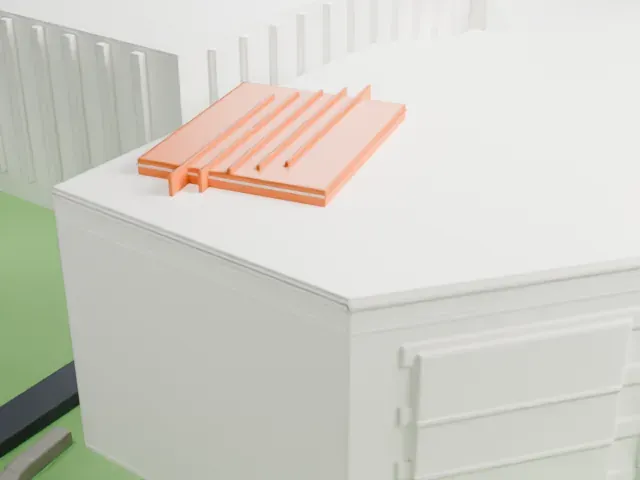 Houston Museum of Natural Science model, North view