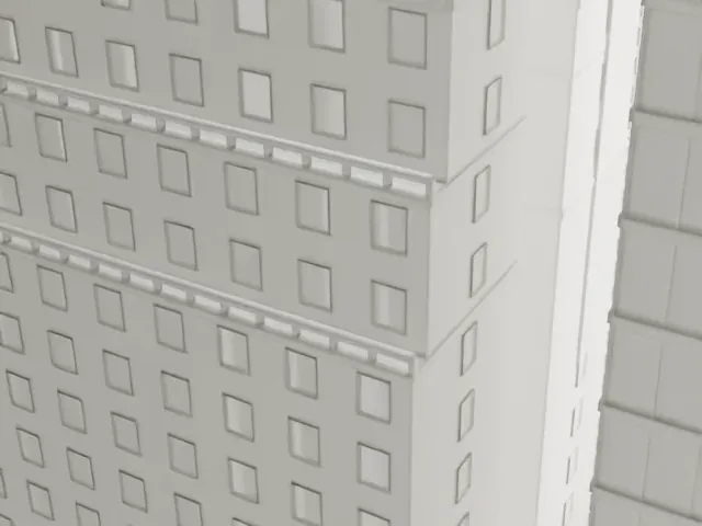 Imperial Theatre model, North view