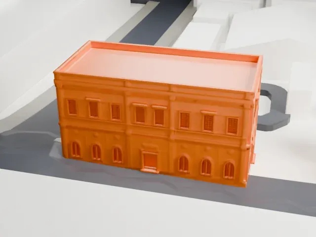 Institut d'Égypte model, West view