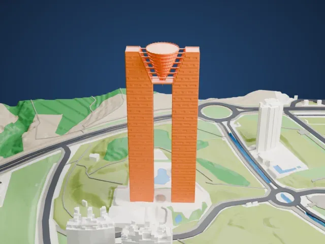 Intempo model, South view