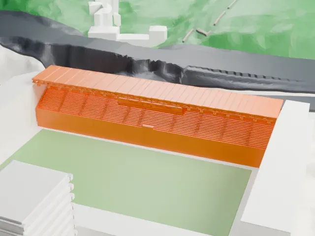 Ipurua Municipal Stadium model, North view
