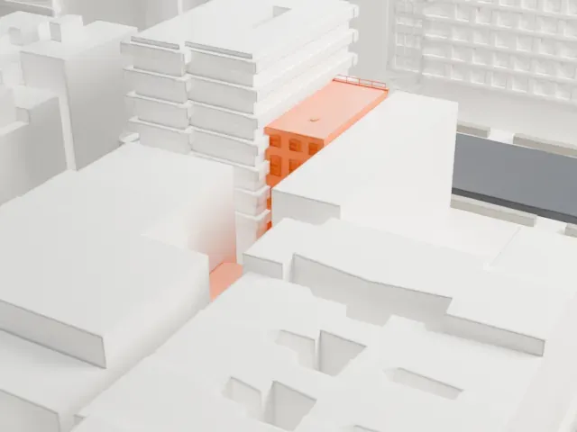 Isaac T. Hopper House model, East view