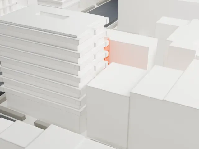 Isaac T. Hopper House model, South view