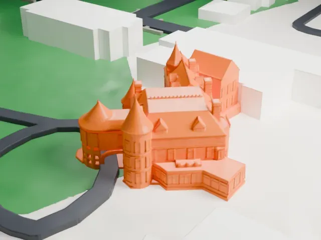Iviswold model, East view